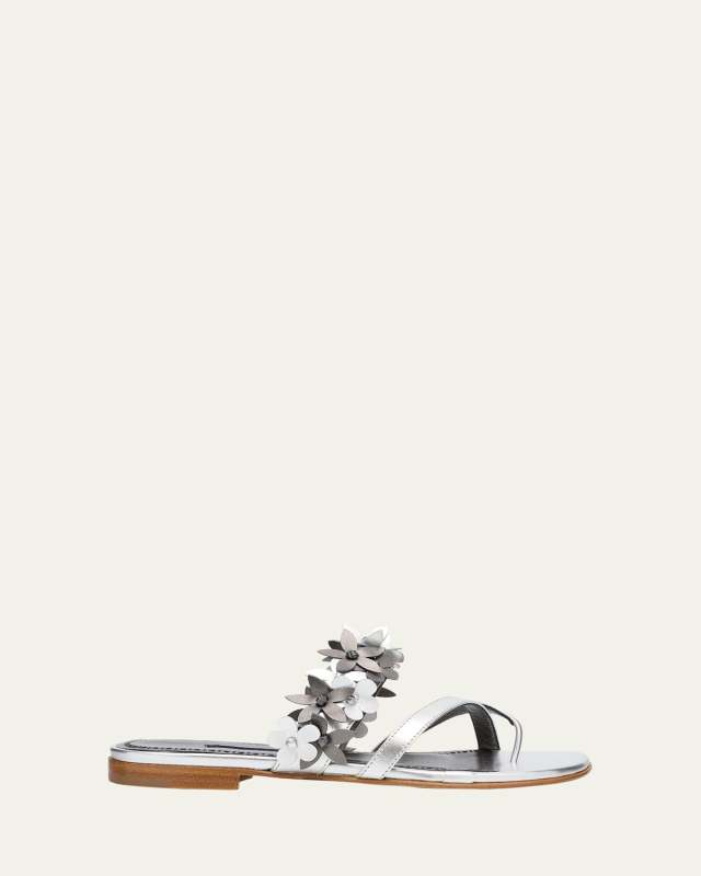 Fiosa Leather Flat Sandals